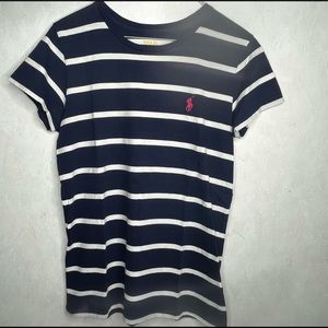 Polo Ralph Lauren Navy and White Shirt